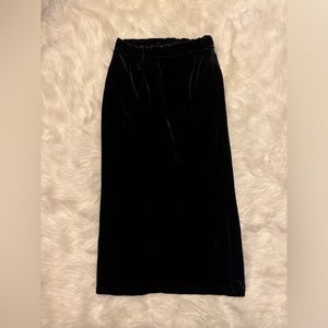 American Eagle “Don’t Ask Why” velvet pencil skirt